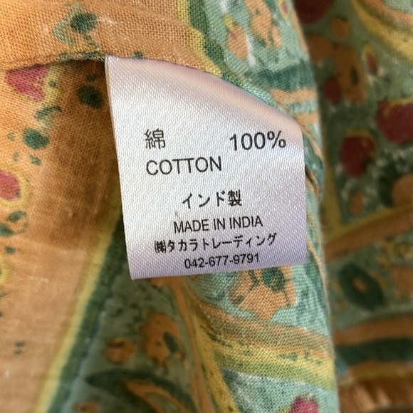 Vintage dress sleeveless sundress Cotton Chintz floral pattern - Picture 8 of 13